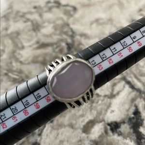 Retired Silpada Rose glass ring